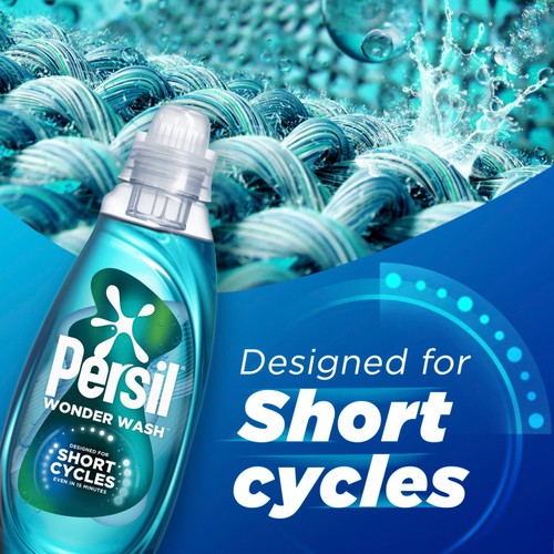 Persil Wonder Wash Non Bio Liquid Detergent Speed Clean 55 Wash thumbnail 5