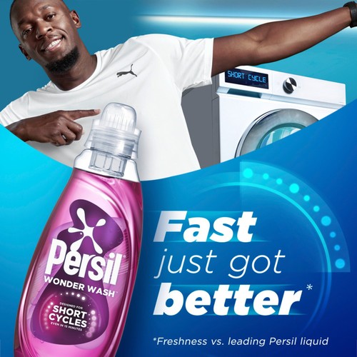 Persil Wonder Wash Bio Care Liquid Detergent Ultra Care Speed Clean 55 Wash thumbnail 4