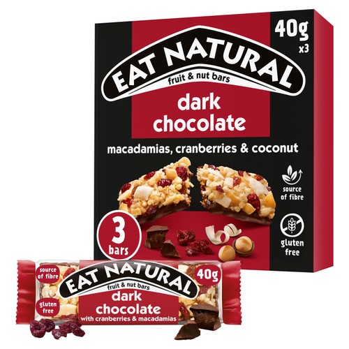 Eat Natural Cereal Bar Cranberry Macadamia & Dark Chocolate Multipack 