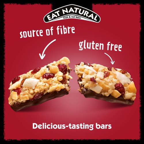 Eat Natural Cereal Bar Cranberry Macadamia & Dark Chocolate Multipack  thumbnail 4