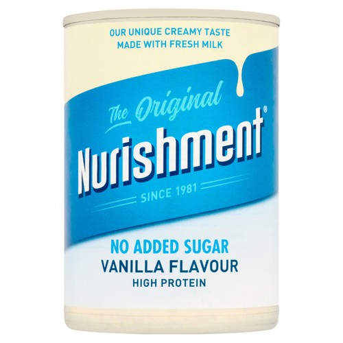 Nurishment The Original No Added Sugar Vanilla Flavour 400g