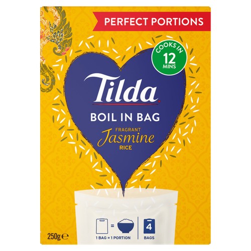 Tilda Fragrant Jasmine Rice Boil In Bag  thumbnail 2