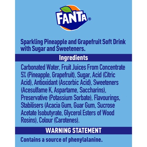 Fanta Pineapple & Grapefruit 24 x 330ml thumbnail 3