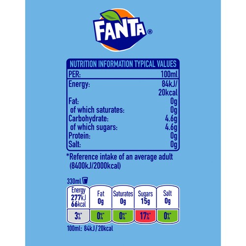 Fanta Pineapple & Grapefruit 24 x 330ml thumbnail 4