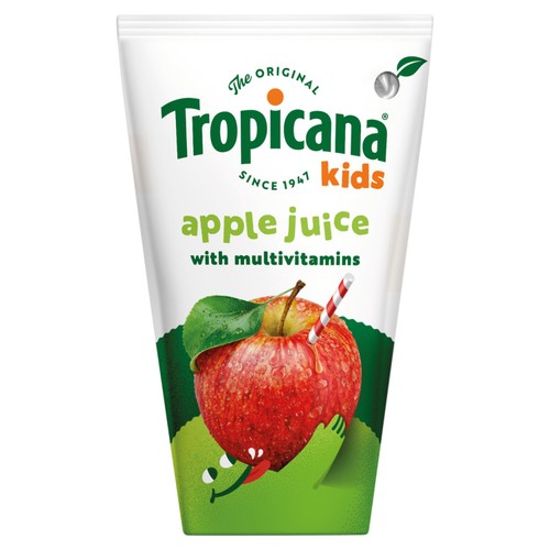 Tropicana Kids Apple Fruit Juice lunchbox 4 x 150ml thumbnail 2