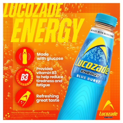 Lucozade Energy Drink Blue Burst 900ml thumbnail 2