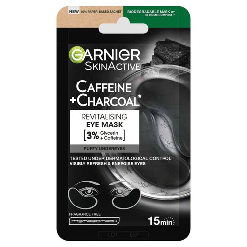 Garnier Caffeine & Charcoal Eye Mask