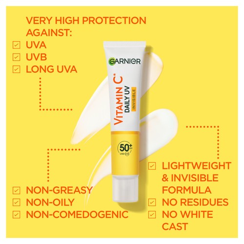 Garnier Vitamin C Uv Fluid Spf50 Invisible thumbnail 3