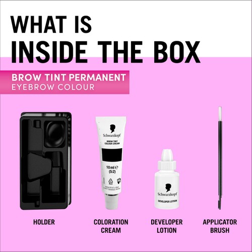 Schwarzkopf Brow Tint Dark Brown thumbnail 3