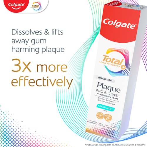 Colgate Total Plaque Pro Release Fresh Mint Toothpaste  thumbnail 6