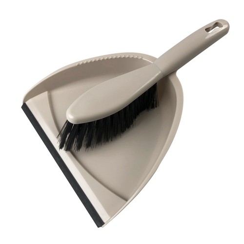 Nutmeg Home Grey Dustpan & Brush