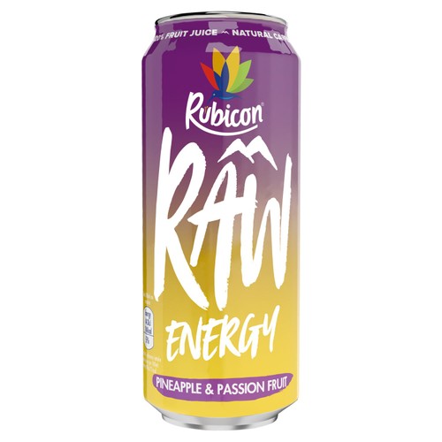 Rubicon Raw Energy Pineapple Passion Fruit