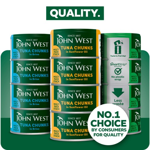 John West Tuna Chunks in Sunflower Oil 4x125g (102g drained) thumbnail 4