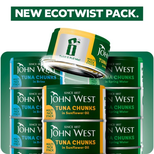 John West Tuna Chunks in Sunflower Oil 4x125g (102g drained) thumbnail 5