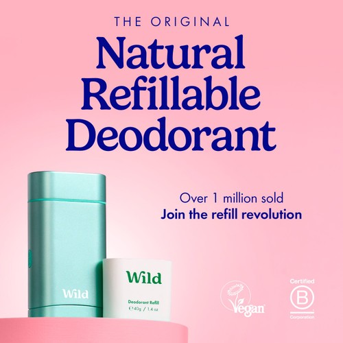 Wild Fresh Cotton & Sea Salt Deodorant Refill  thumbnail 2