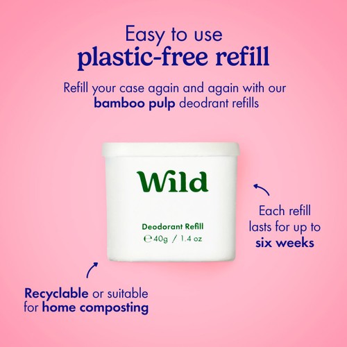 Wild Fresh Cotton & Sea Salt Deodorant Refill  thumbnail 3