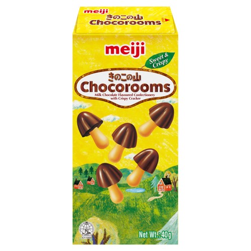Meiji Chocorooms Chocolate Biscuits