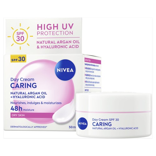  NIVEA Nourishing Day Cream Moisturiser Dry and Sensitive Skin SPF30