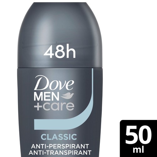 Dove Men Anti-perspirant Deodorant Roll On Classic 50ml