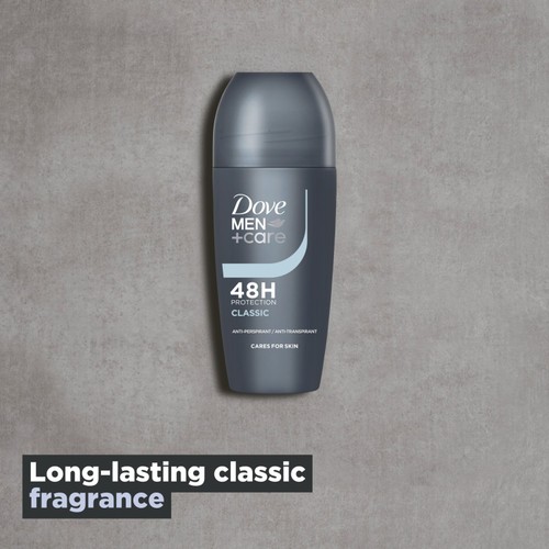 Dove Men Anti-perspirant Deodorant Roll On Classic 50ml thumbnail 2
