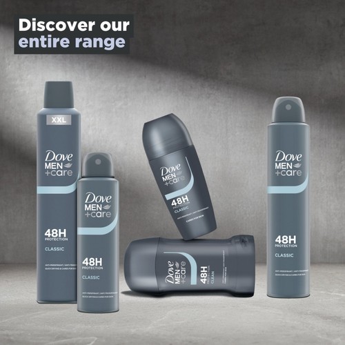 Dove Men Anti-perspirant Deodorant Roll On Classic 50ml thumbnail 5