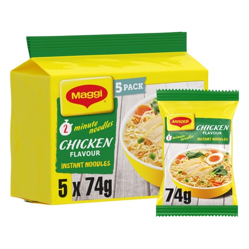 Maggi Chicken Flavour Instant Noodles Multipack 5 x 79g
