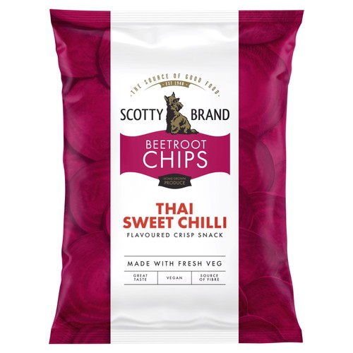 Scotty Brand Beetroot Chips Thai Sweet Chilli 