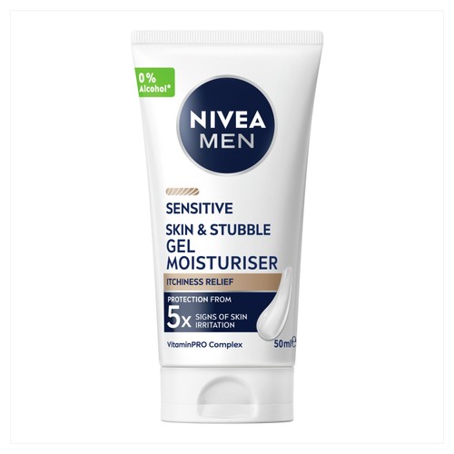 NIVEA MEN Sensitive Skin & Stubble Gel Moisturiser 50ml