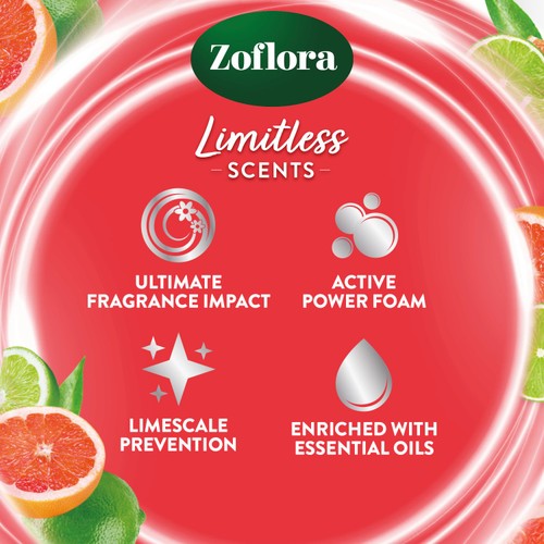 Zoflora Caribbean Grapefruit & Lime Toilet Rim Block thumbnail 2
