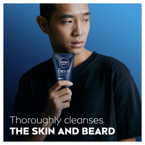 NIVEA MEN Deep Back Carbon Face & Beard Wash thumbnail 3