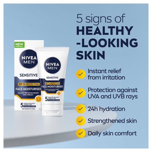 NIVEA MEN Sensitive Moisturiser SPF15 thumbnail 3