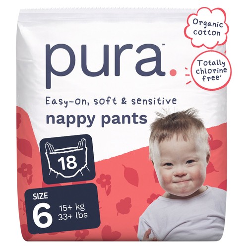 Pura Soft Comfort Nappy Pants Size 6 (18 pack)