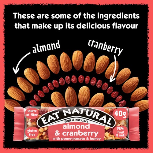 Eat Natural Cereal Bar Almond Cranberry & Pomegranate  thumbnail 4