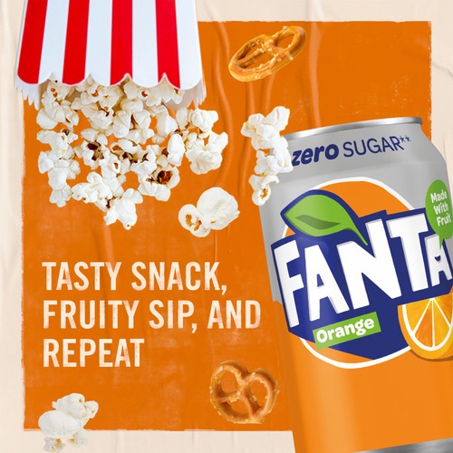 Fanta Orange Zero 24 x 330ml thumbnail 3