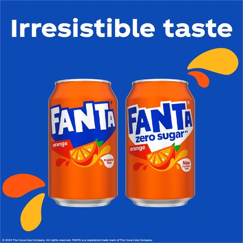 Fanta Orange Zero 24 x 330ml thumbnail 5