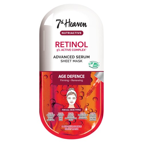 7th Heaven Nutri Active Retinol Sheet Mask