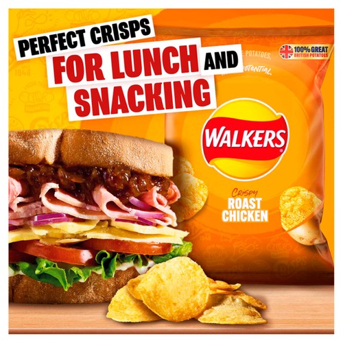Walkers Roast Chicken Crisps   45g thumbnail 2