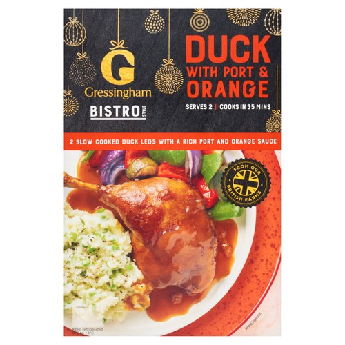 Gressingham Bistro Duck Legs With Port & Orange 