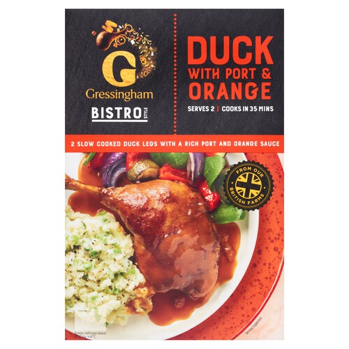 Gressingham Bistro Duck Legs With Port & Orange