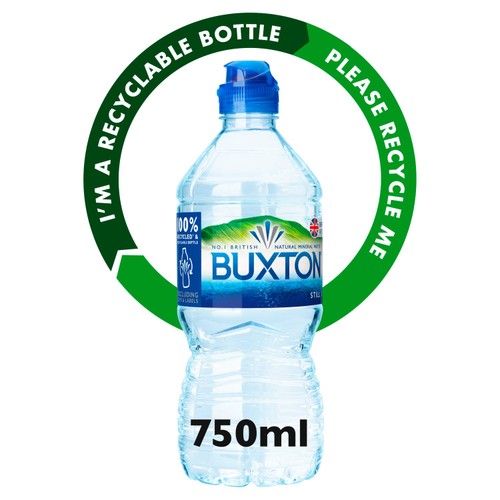 Buxton Still Natural Mineral Water Sports Cap 