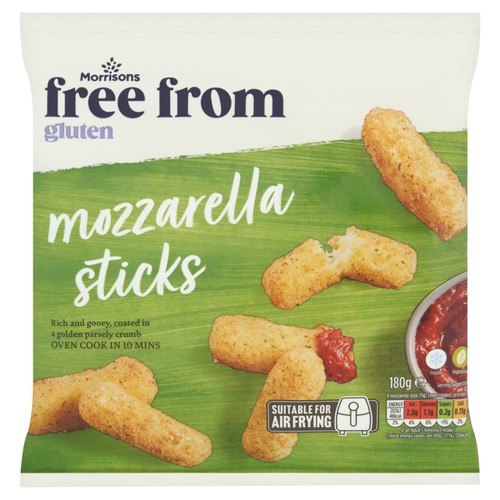 Morrisons Free From Mozzarella Sticks