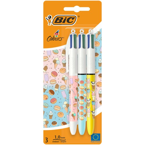 Bic 4 Colours Food Pens