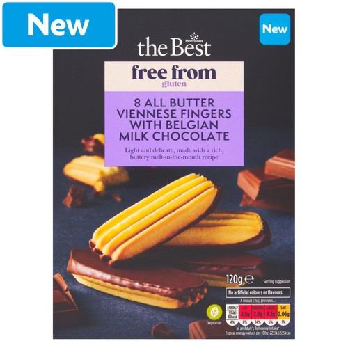 Morrisons The Best Free From Gluten All Butter 8 Viennese Fingers