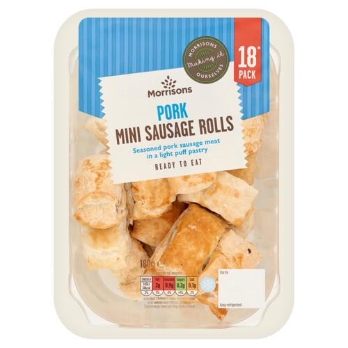 Morrisons 18 Mini Sausage Rolls thumbnail 2