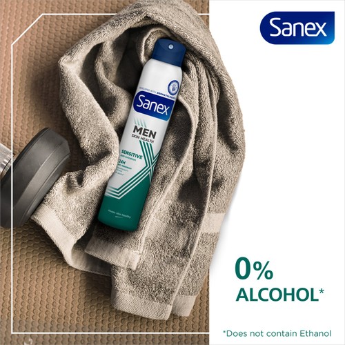Sanex Men Sensitive Antiperspirant Deodorant Spray thumbnail 6