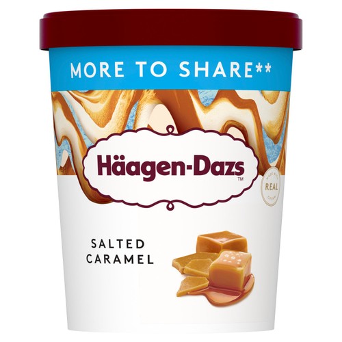 Haagen-Dazs Salted Caramel Ice Cream Big Tub 650 ml