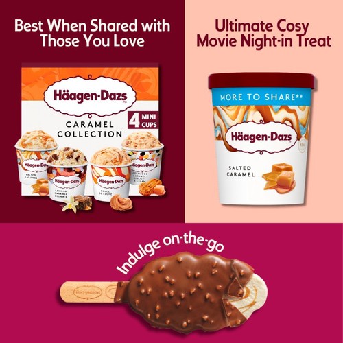 Haagen-Dazs Salted Caramel Ice Cream Big Tub 650 ml thumbnail 3