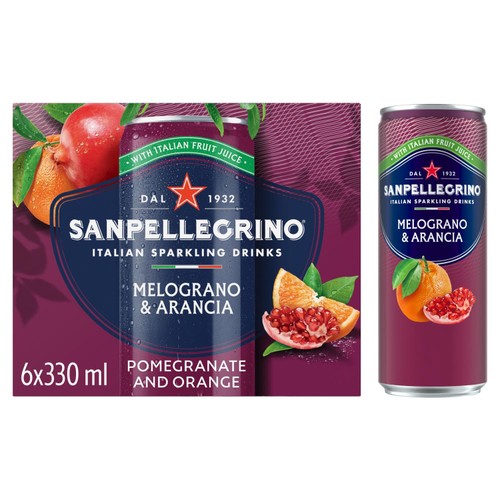 San Pellegrino Pomegranate & Orange 6x330ml