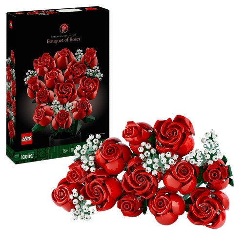 LEGO Botanicals Bouquet of Roses, Flowers Set 10328 thumbnail 2