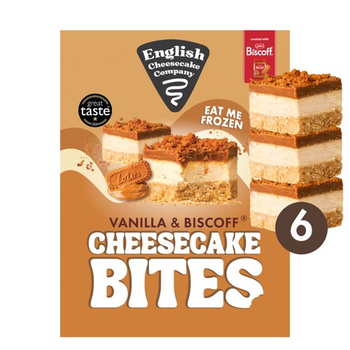 English Cheesecake Company Lotus Biscoff Cheesecake Bites 